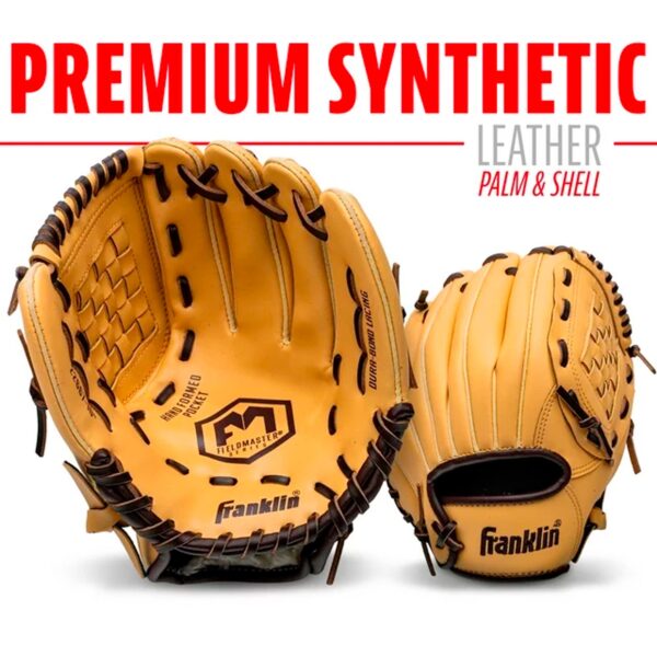 Franklin Sports Field Master Series Baseball Gloves, 11, Right Hand Throw - Image 3