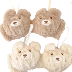Soft and Cute Bear Japanese-style Lingerie for Women, Autumn and Winter Cartoon Plush Comfortable and Adorable Girl Bra