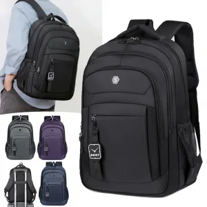 Travel backpack with large capacity and durability, laptop backpack for campus and commuting, hiking trip