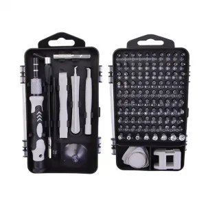 115 in1 Precision Screwdriver Kit, Includes Magnetic Tips, Ideal for Electronics and Laptop Repairs, Professional Nut Driver New