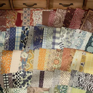60 Sheets/box Textured Material Paper Retro Vintage Classic Patterns Artistic Junk Journal Decoupage Paper Scarpbooking Supplies