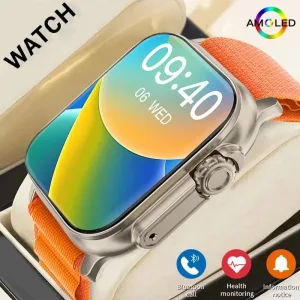 Smartwatch Bluetooth Talk Smartwatch Message Alert Heart Rate Monitor Sports Watch for Android IOS Men Women