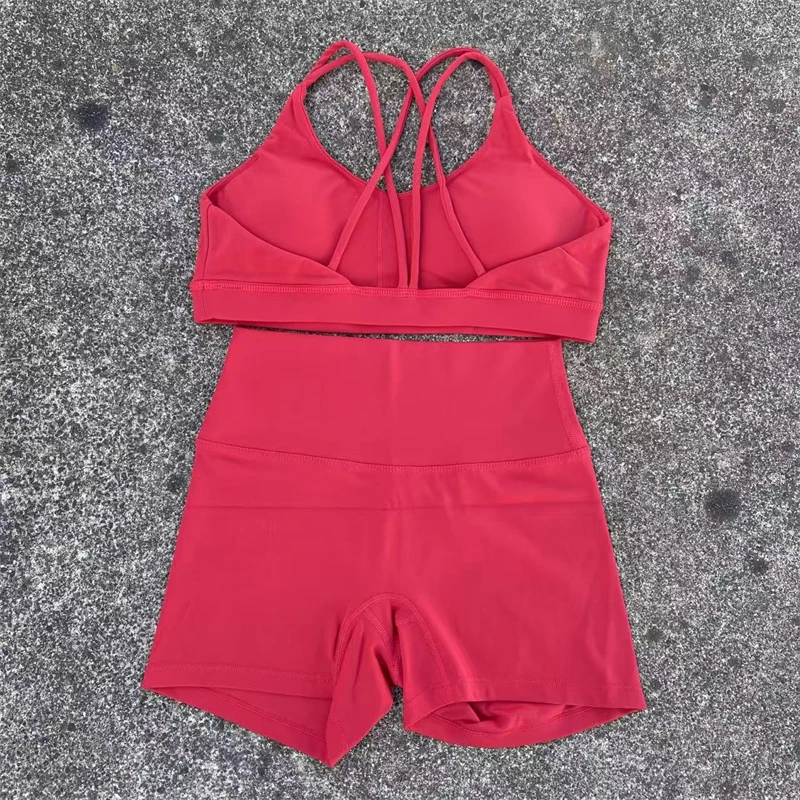 Red Yoga Set