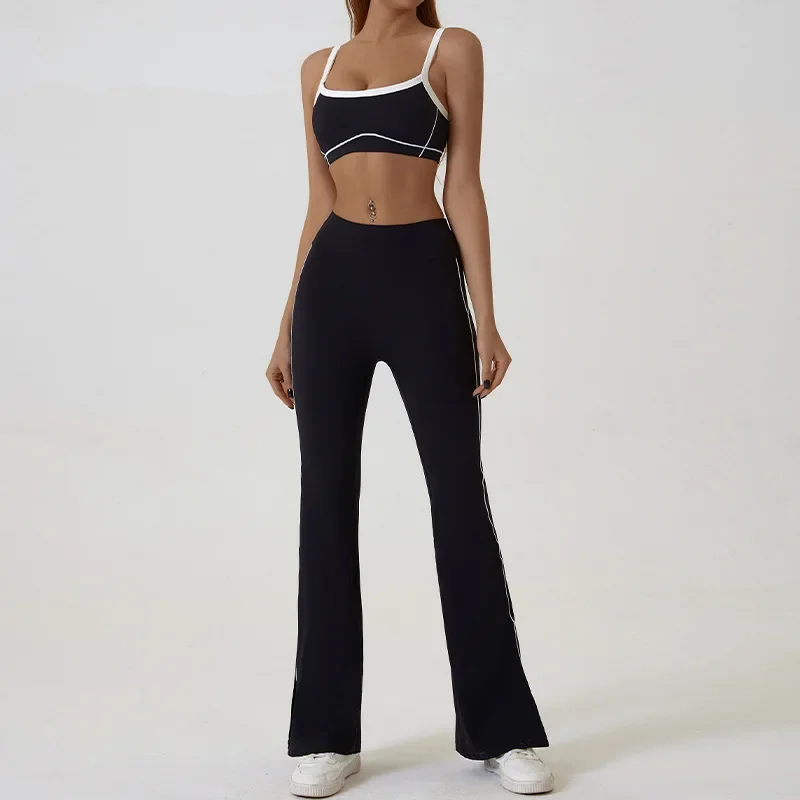 Black trousers set