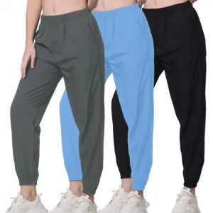 Spring And Summer Thin Ladies Quick-drying Sports Casual Pants Mesh Breathable Black Joker 9 Pants Teenagers Running Harem Pants